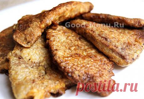 Отбивные из печени в кляре Предлагаю приготовить мягкие, сочные и очень нежные печеночные отбивные. Они легко и быстро готовятся, и всегда получаются вкусными! Даже на второй день домашние отбивные из печени остаются мягкими.

…