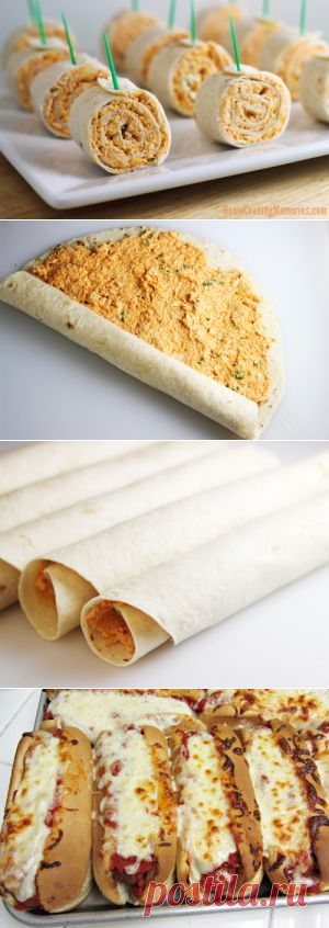 Buffalo Chicken Tortilla Pinwheels - Home Cooking Memories