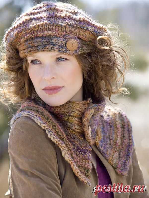 Комплект спицами из полушерсти
Окружность берета: 52 см.
Глубина берета: 25.5 см.
Окружность манишки: 52 см.
Высота манишки: 23 см.