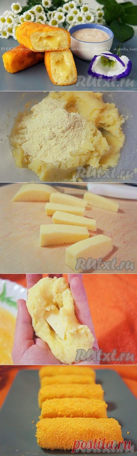 Картофельные палочки с сыром (рецепт с ) | RUtxt.ru