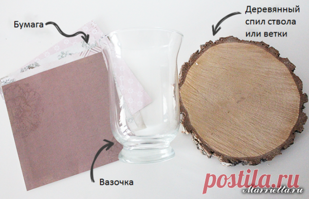 Бумажные елочки под стеклянным абажуром