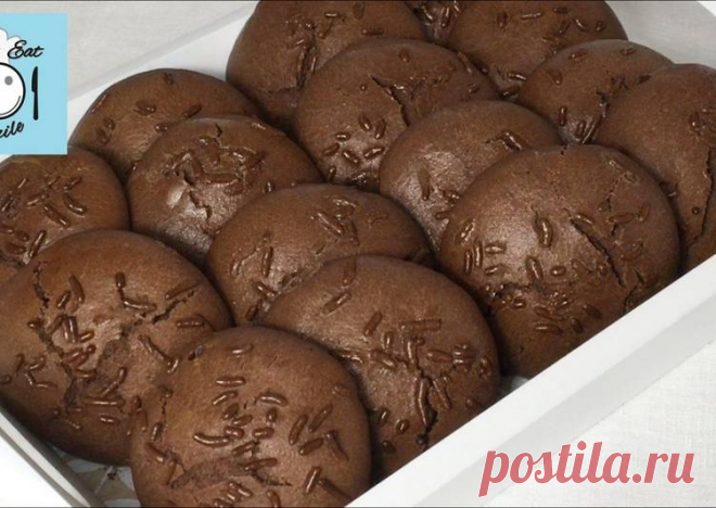 Шоколадное печенье с кусочками шоколада Автор рецепта CookEatSmile - Cookpad