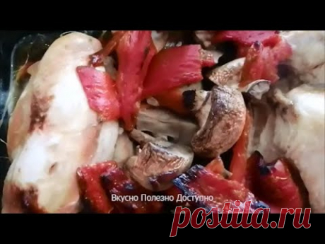 Курица в Соевом Соусе, запеченная  в духовке. Быстрый рецепт приготовления вкусной куриной грудки