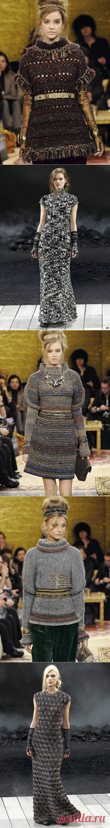 Вязаные изделия Коко Шанель и Карла Лагерфельда: тенденции современной вязанной моды стиля Шанель: публикации и мастер-классы – Ярмарка Мастеров