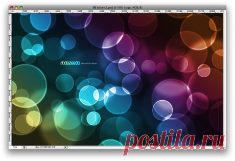 Awesome digital bokeh effect in Photoshop | Abduzeedo Design Inspiration