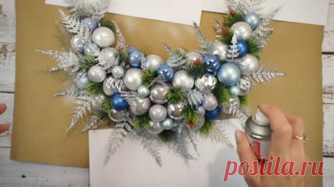 Ваша дверь будет самая красивая! Шикарная поделка из простых материалов