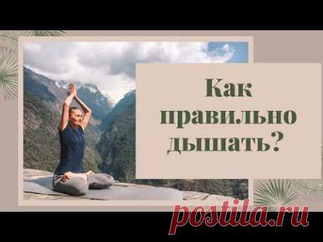 Как правильно дышать? В обычной жизни и на практике йоги. - YouTube