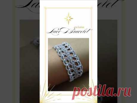 Elegant Handmade Tatting Lace Bracelet Choker #beadedaccessories #jewelry #elegantjewelry #tatting