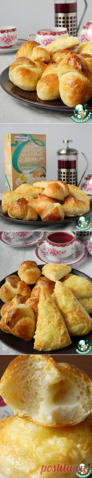 Сырные булочки на рисовых хлопьях - кулинарный рецепт