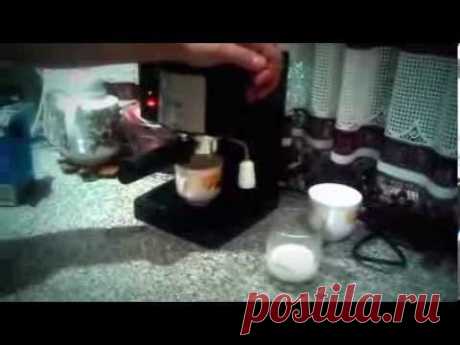 Delonghi bar 14 F готовим кофе - YouTube