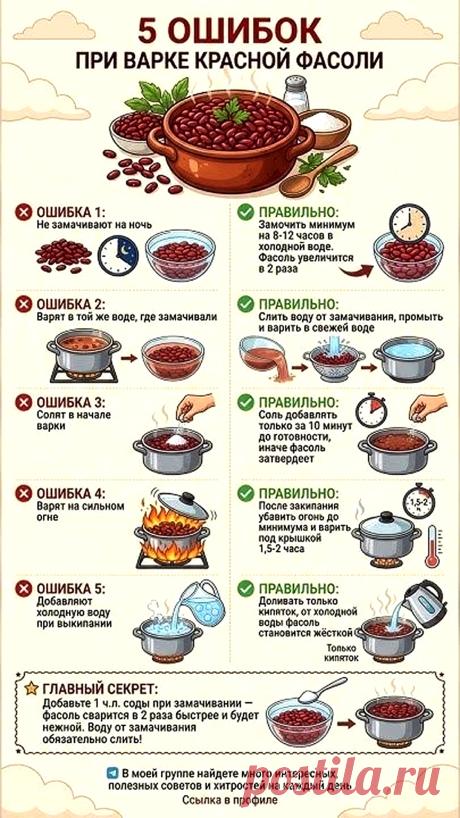 5 ошибок при варке красной фасоли