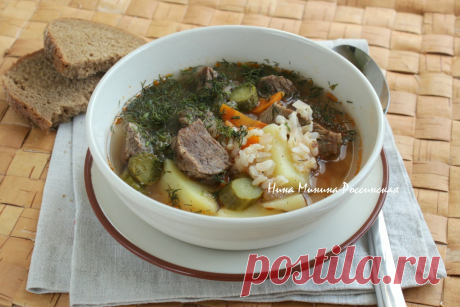 Ленинградский рассольник | Русская кухня
