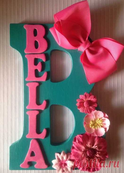 Customized Monogram Letter от LiftMeUpCreations на Etsy