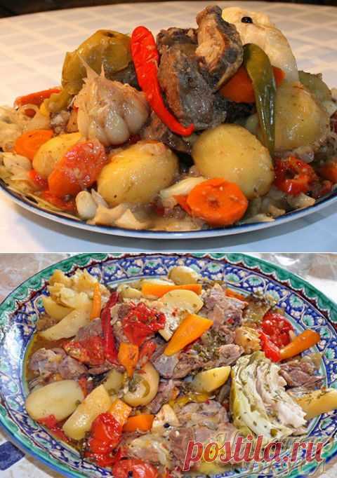Блюда узбекской кухни: басма