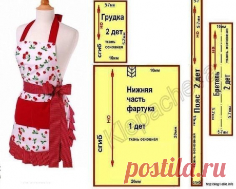 КУХОННЫЙ ФАРТУК СВОИМИ РУКАМИ