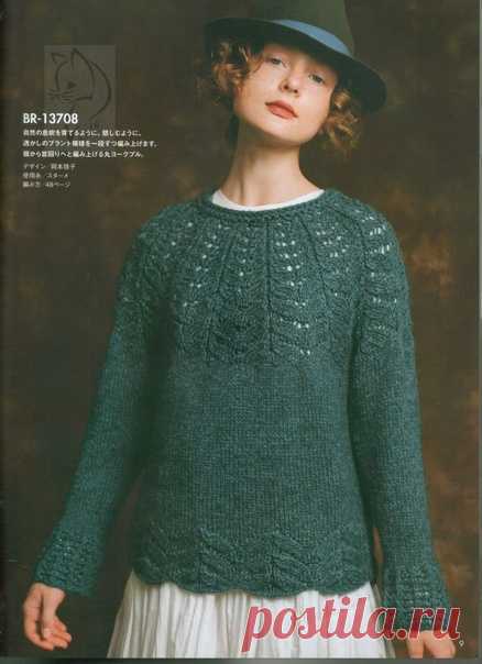 #джемпер@japanese_knitting
#спицы@japanese_knitting