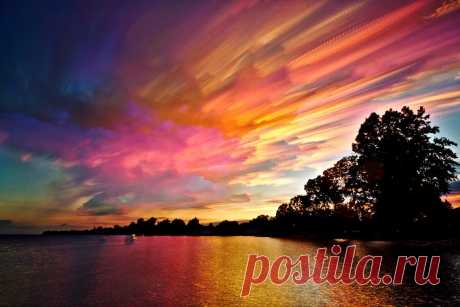 500px / Burning Cotton Candy Flying Through the Sky by Matt Molloy