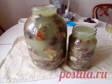 Соленая говяжья голова (Тузланган туар баш)