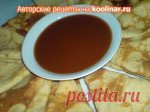 Парижские крепы с карамельным кремом