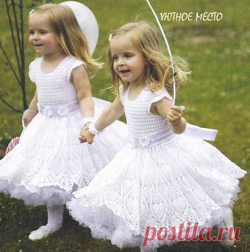 детское платье крючком