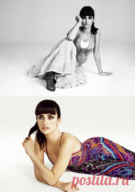 Пенелопа Крус (Penelope Cruz) и Моника Крус (Monica Cruz) в фотосессии для рекламы Mango (весна-лето 2009)