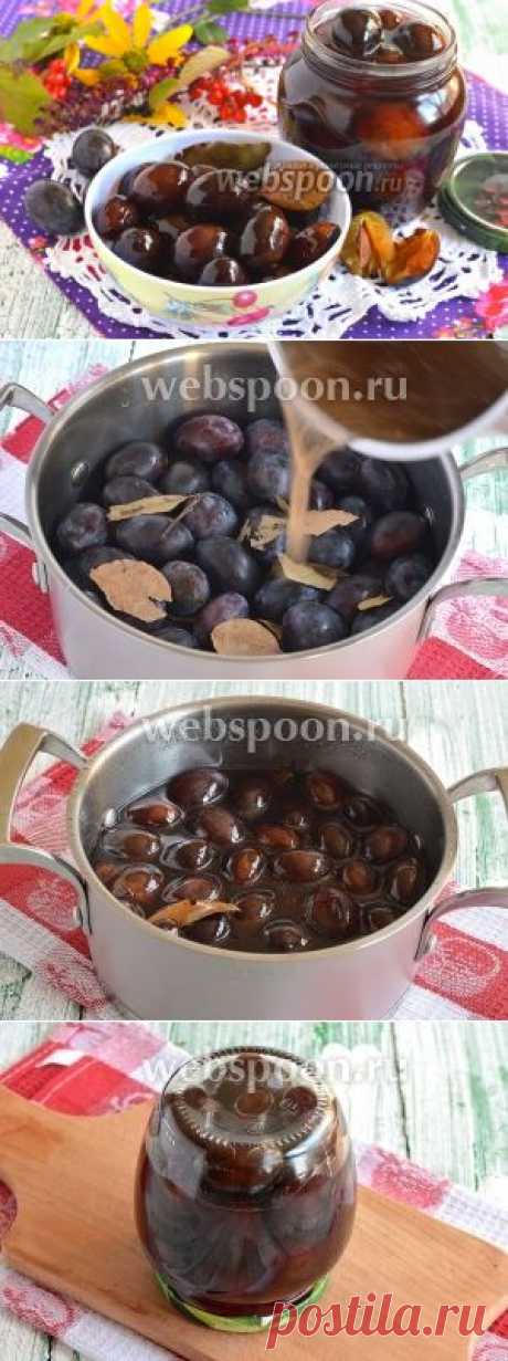 Сладкие маринованные сливы-пятидневки
