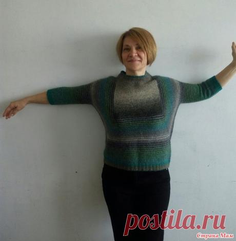 Джемпер "Ярви" Приветствую любителей позвякать спицами и почахнуть над моточками ниток! Тупя в телефоне, просматривала в ВК свои вязальные группы и наткнулась на модельку, которая потрясла мое воображение.