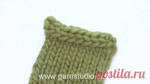 Красивый край. I-cord bind off on Vimeo