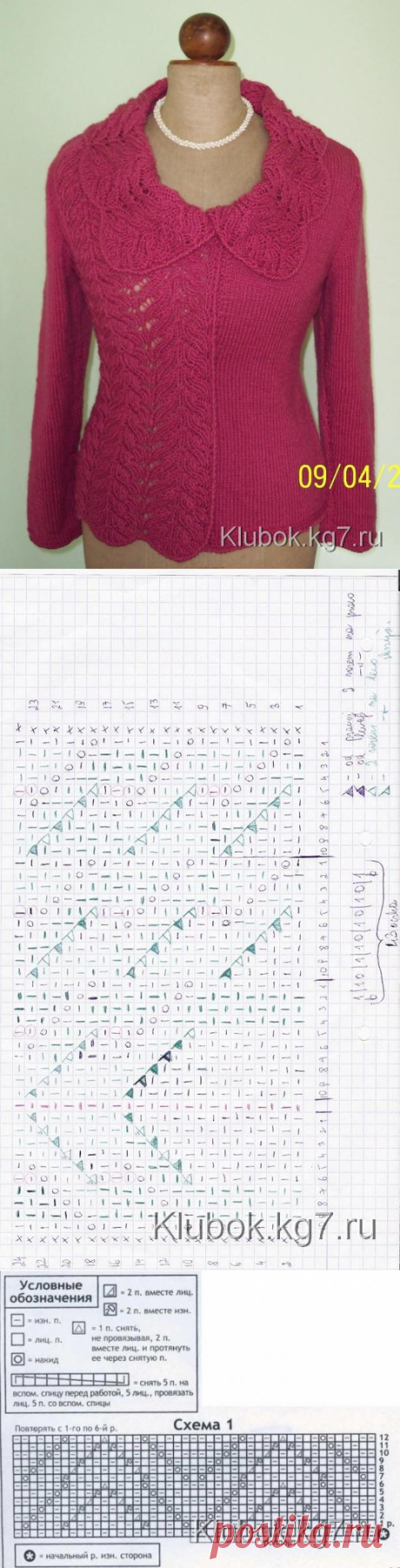 Жакет спицами