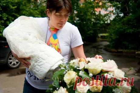 розы любимой за рождение сына