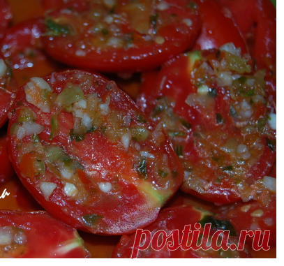 Помидоры по-корейски - невероятно простая и вкусная закуска!