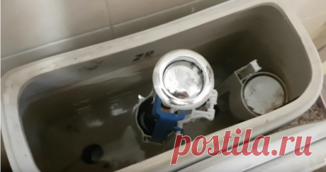 Бачок унитаза спускает воду? Решение проблемы за 2 минуты