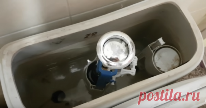 Бачок унитаза спускает воду? Решение проблемы за 2 минуты