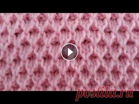 Красивый узор спицами для свитера, жакета, пуловера. Объёмный узор спицами для взрослых и детских изделий....