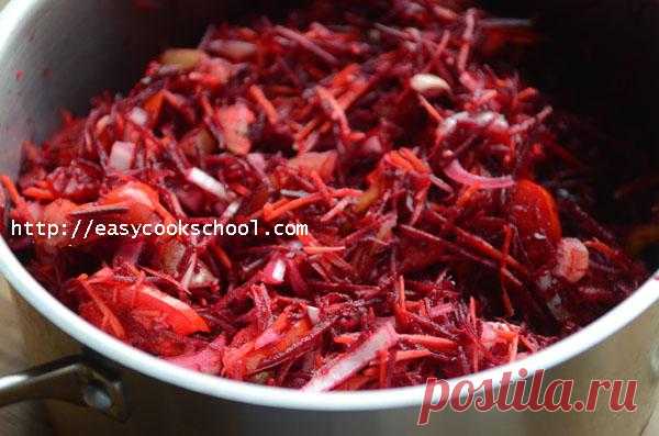 Борщевая заправка на зиму | Легкие рецепты