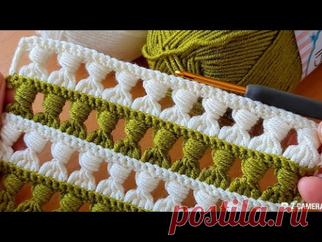 Super Easy Knitting krochet baby blanket yelek battaniye canta örgü modeli