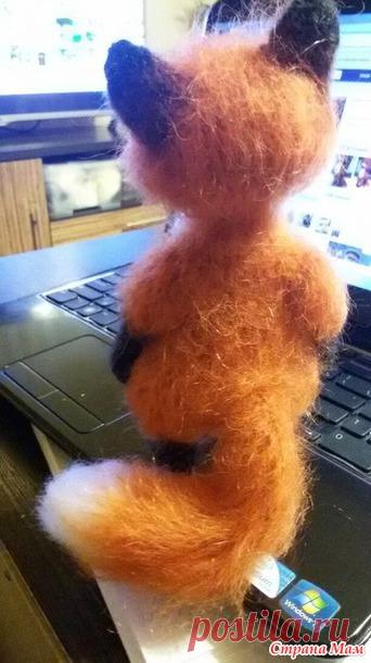 МК. Описание-лисёнок спицами (неловкое и неполное) - Страна Мам