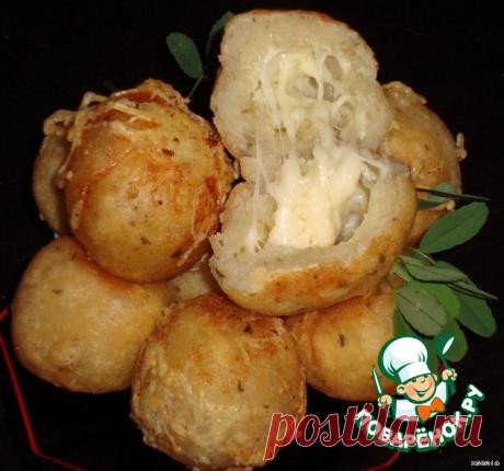 Жареные эклеры с сыром к пиву – кулинарный рецепт