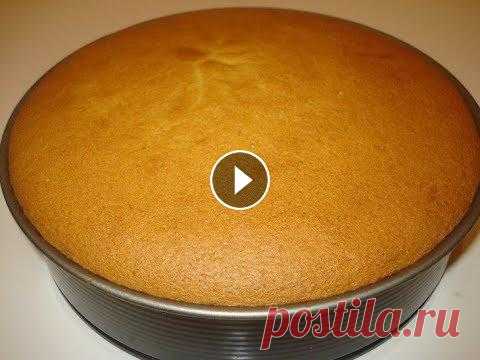 Бисквит. Самый простой рецепт!!! 5шт. - яиц 150г. - сахара 150г. - муки 1п. - ванилина....