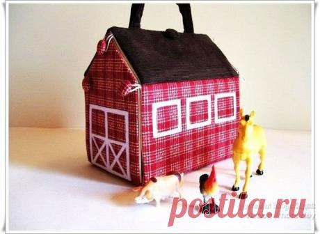 Кукольный домик из ткани - Мебель для кукол