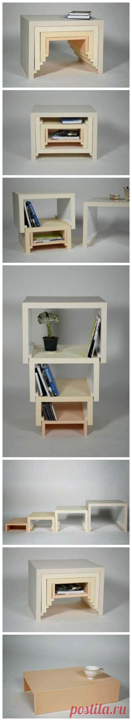 De esta manera, grandes y pequeños, el diseño de muebles apilados ver estado de shock, pero en realidad estas técnicas de diseño de la prueba del t…