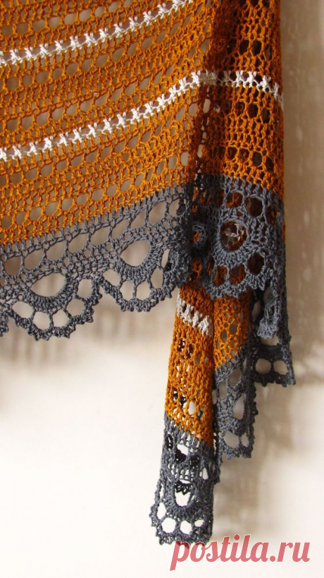 This listing is for a crochet pattern, to purchase the finished item please visit https://www.etsy.com/shop/KatyasCrochetNest Vintage is a triangular shawl worked top-down as one piece. Simple…