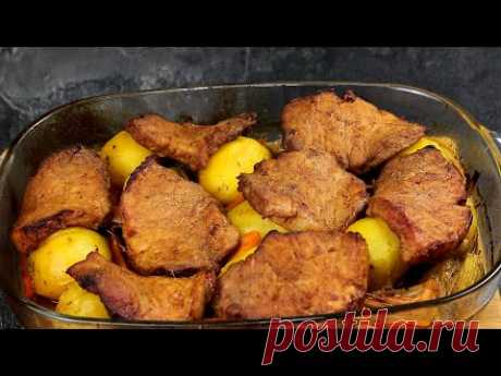 Самое востребованное на праздничном столе! МЯСО с КАРТОШКОЙ - Лучший Рецепт!