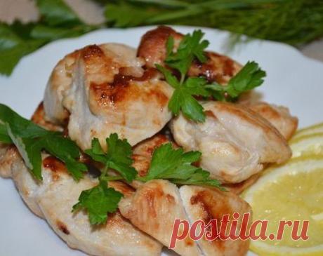 Куриное филе в лимонной глазури