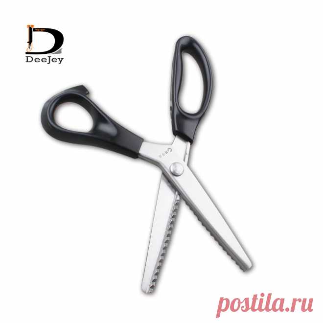 Розничная портной ножницы портниха DIY zig zag ткани ножницы из нержавеющей стали 23 см полная длина купить на AliExpress