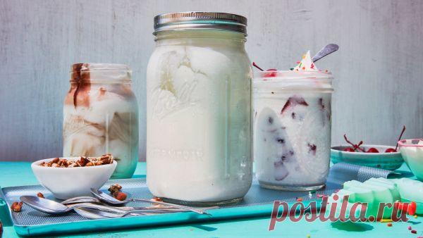 👌 Мороженое в банке - простой и быстрый способ приготовления, рецепты с фото Вкусный рецепт Мороженое в банке - простой и быстрый способ приготовления, пошаговый, с фото и отзывами 👍 Фруктовое мороженое