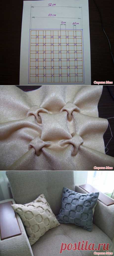 МК по изготовлению подушки буфы - Подушки своими руками - Страна Мам