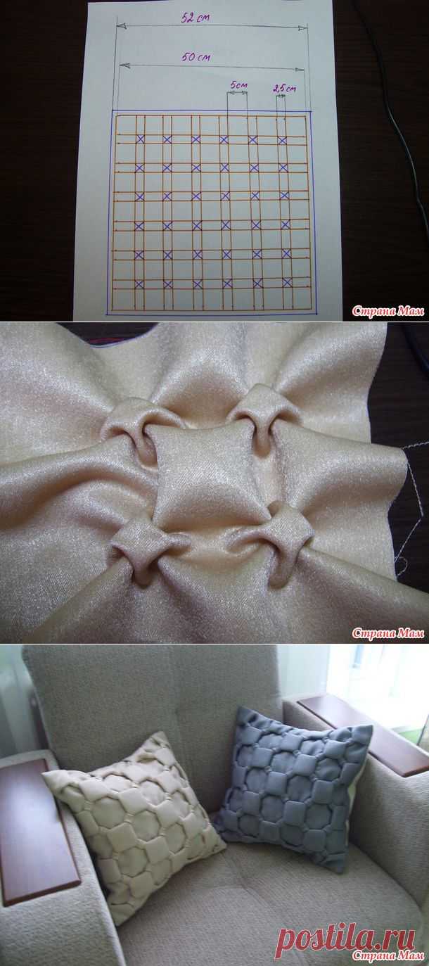 МК по изготовлению подушки буфы - Подушки своими руками - Страна Мам
