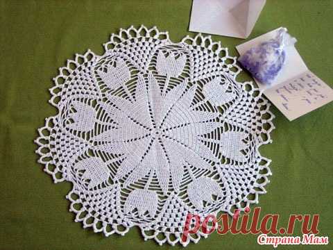 Вяжем салфетку 