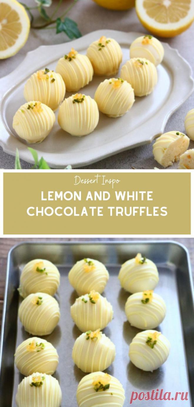 Tangy Meets Sweet: Lemon and White Chocolate Truffles
